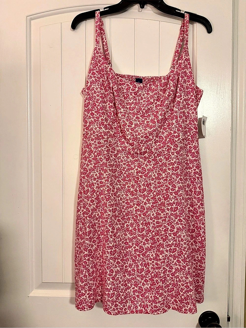 Old Navy Floral Mini Dress in Pink & White Size Large NWT